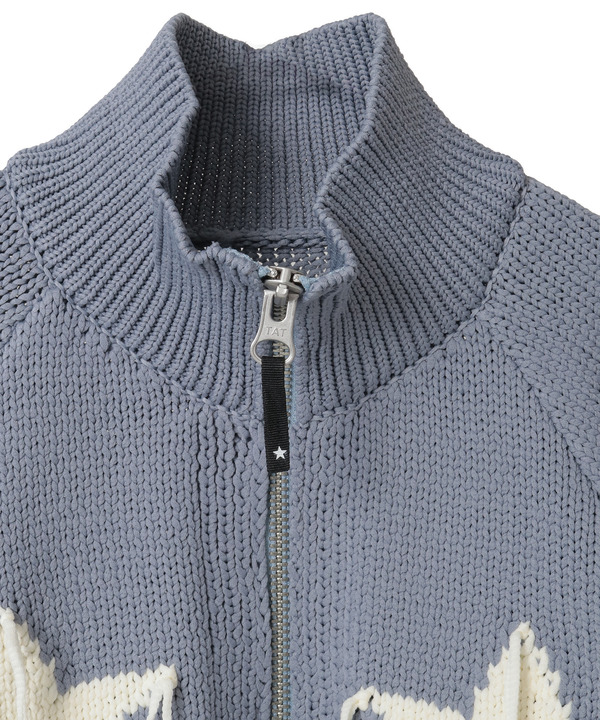STAR★ FRINGE COWICHAN CARDIGAN 詳細画像 2