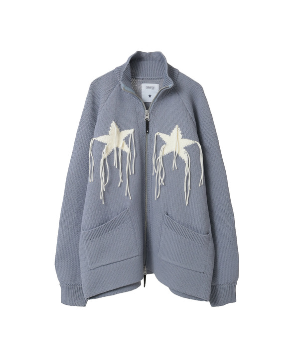 STAR★ FRINGE COWICHAN CARDIGAN 詳細画像 6