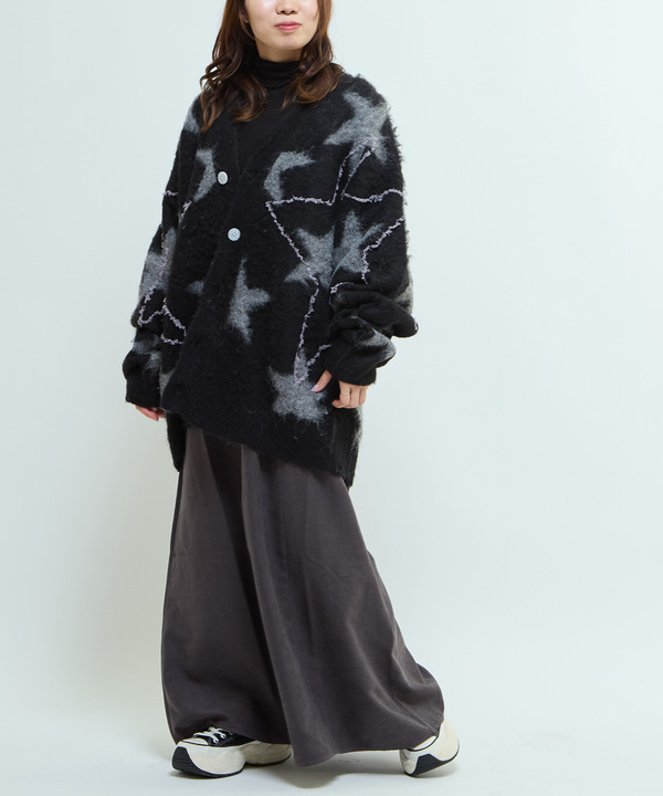 STAR★ ALLOVER STITCH KNIT CARDIGAN 詳細画像 11