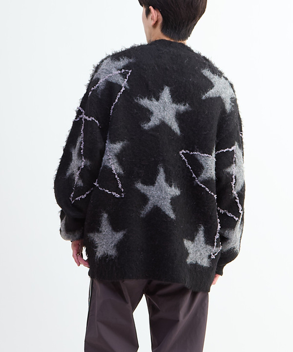 STAR★ ALLOVER STITCH KNIT CARDIGAN 詳細画像 8