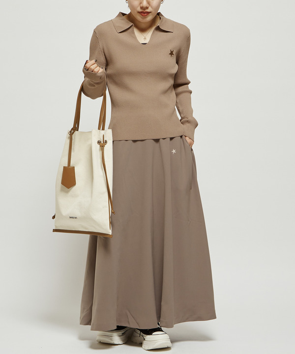 POLO COLLAR RIB KNIT TOP 詳細画像 10