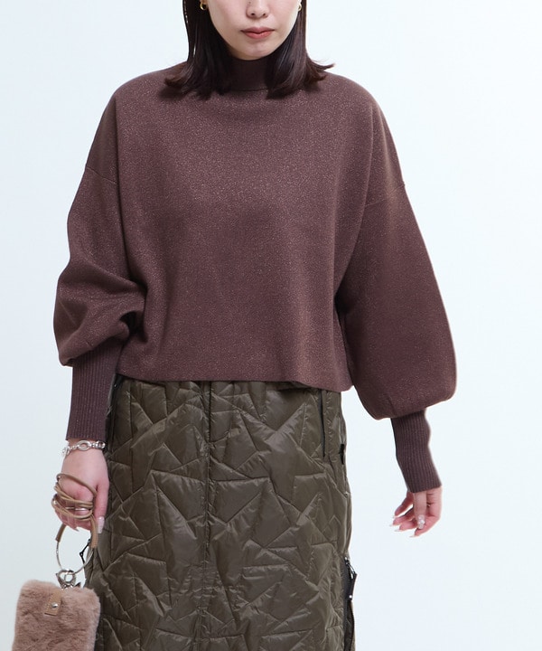 BACK LOGO GLITTER PULLOVER 詳細画像 1