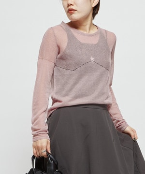 SHEER KNIT PULLOVER