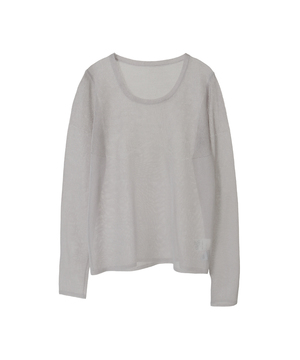 SHEER KNIT PULLOVER