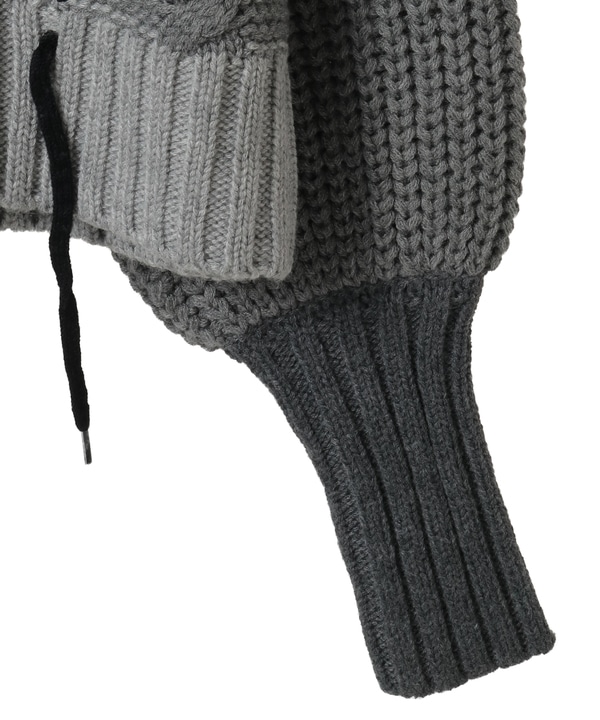 PATCHWORK STITCH CABLE KNIT 詳細画像 11