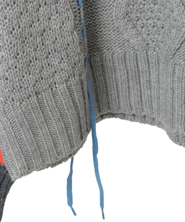PATCHWORK STITCH CABLE KNIT 詳細画像 12