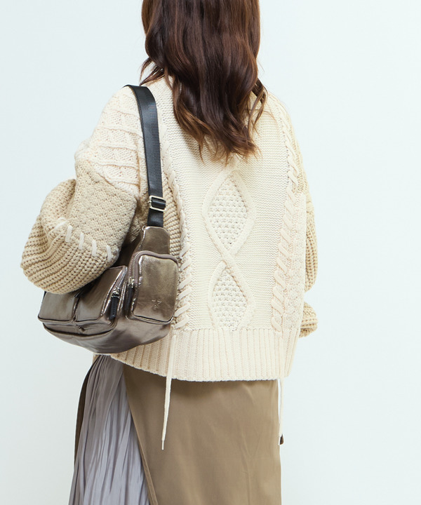 PATCHWORK STITCH CABLE KNIT 詳細画像 6