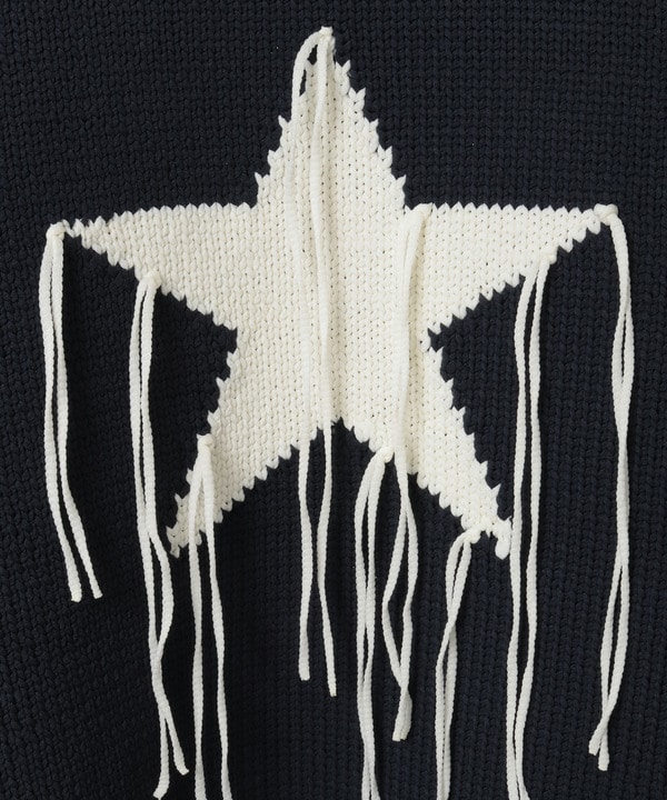 STAR★ FRINGE KNIT PULLOVER 詳細画像 17