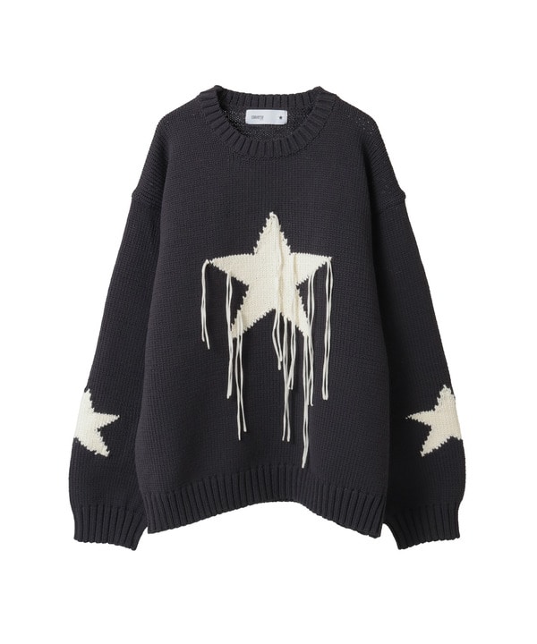 STAR★ FRINGE KNIT PULLOVER 詳細画像 18
