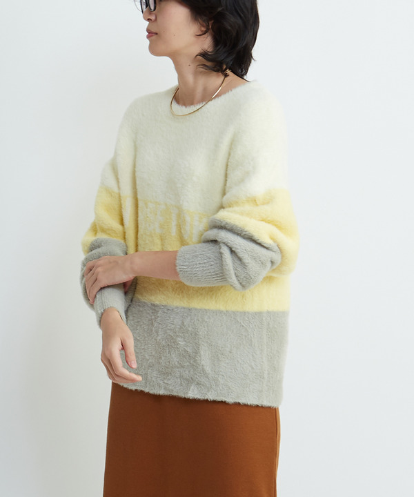 MULTI BORDER FEATHER KNIT 詳細画像 10