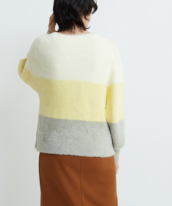 MULTI BORDER FEATHER KNIT 詳細画像 11