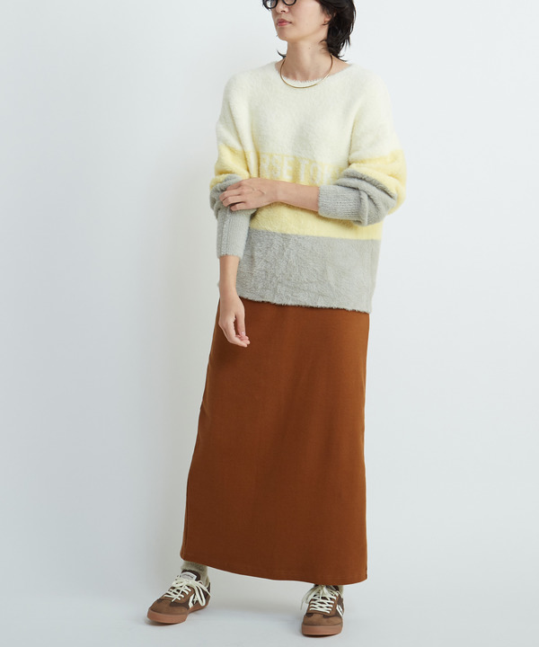 MULTI BORDER FEATHER KNIT 詳細画像 12