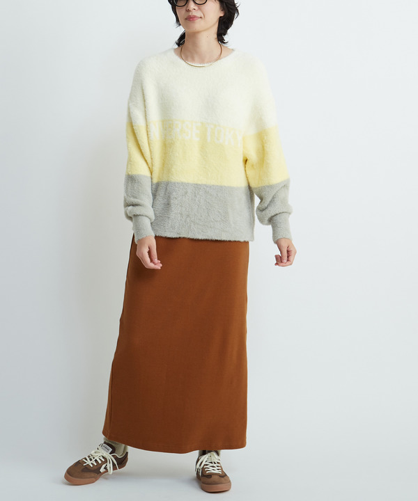MULTI BORDER FEATHER KNIT 詳細画像 13