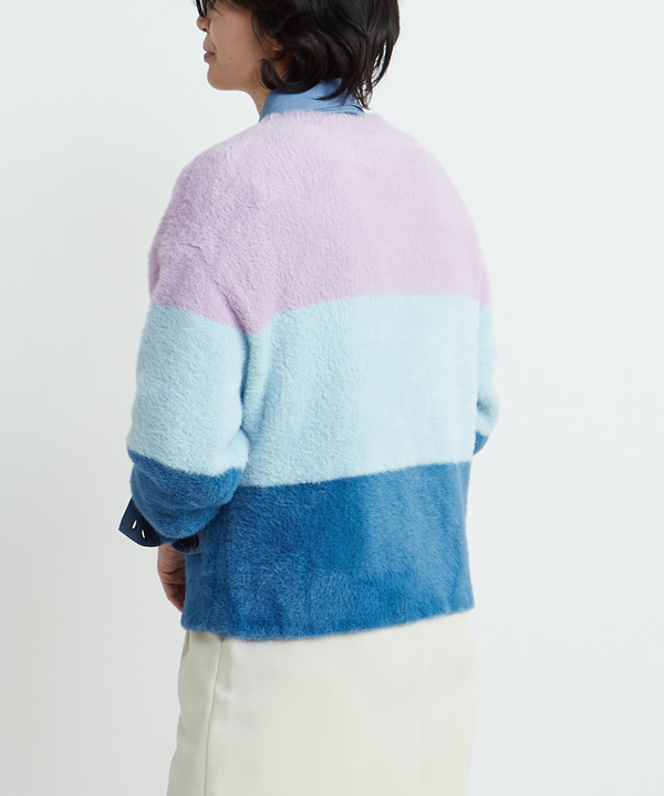 MULTI BORDER FEATHER KNIT 詳細画像 7
