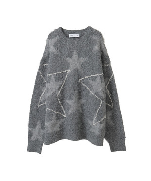 STAR★ ALLOVER STITCH KNIT PULLOVER