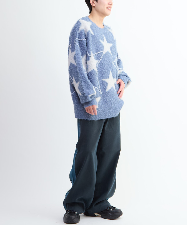 STAR★ ALLOVER STITCH KNIT PULLOVER 詳細画像 10