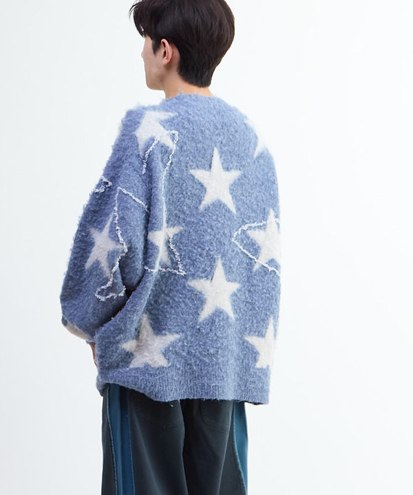 STAR★ ALLOVER STITCH KNIT PULLOVER 詳細画像 11