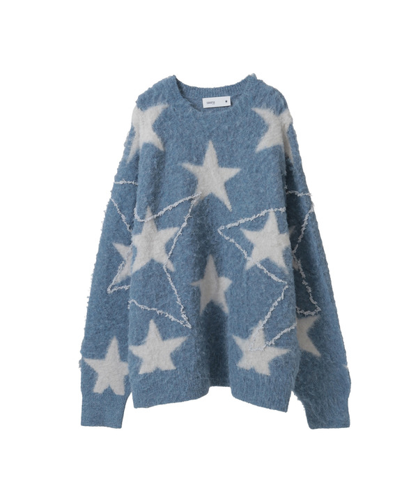 STAR★ ALLOVER STITCH KNIT PULLOVER 詳細画像 13