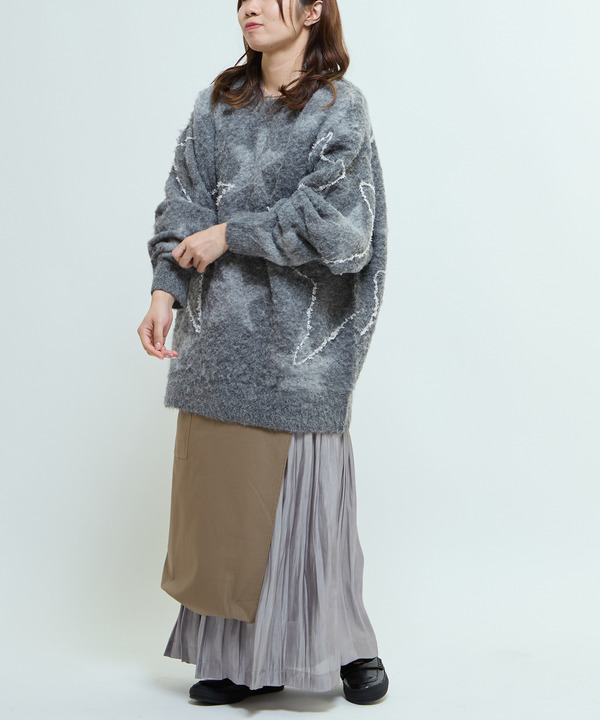 STAR★ ALLOVER STITCH KNIT PULLOVER 詳細画像 16