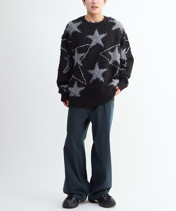 STAR★ ALLOVER STITCH KNIT PULLOVER 詳細画像 6