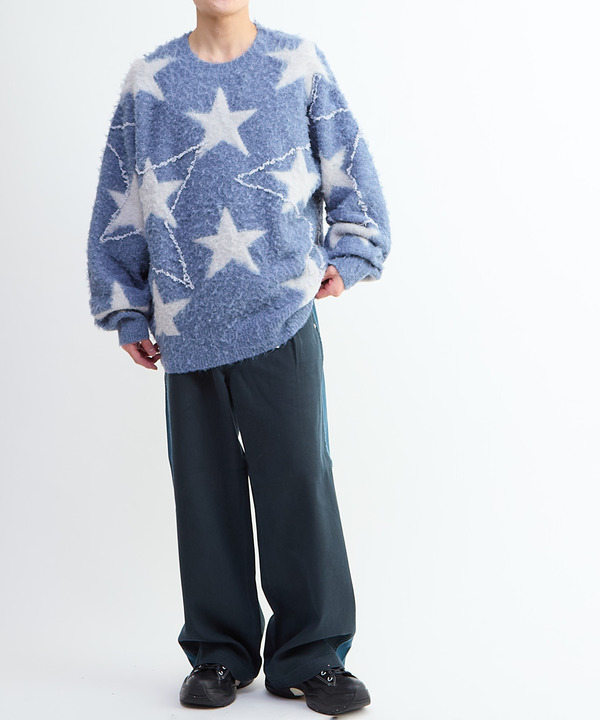 STAR★ ALLOVER STITCH KNIT PULLOVER 詳細画像 9