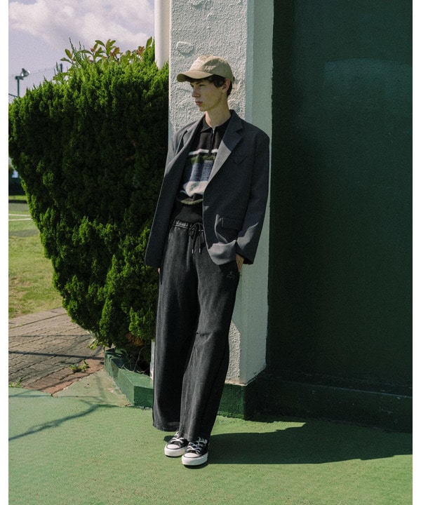 【HL】MULTI BORDER HALF-ZIP KNIT PULLOVER 詳細画像 2