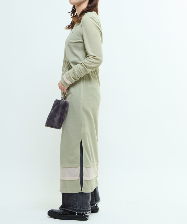 SHEER WAFFLE DRESS 詳細画像 1