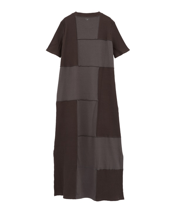 【HL】PATCHWORK RIB DRESS 詳細画像 1