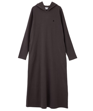 RIB HOODIE DRESS