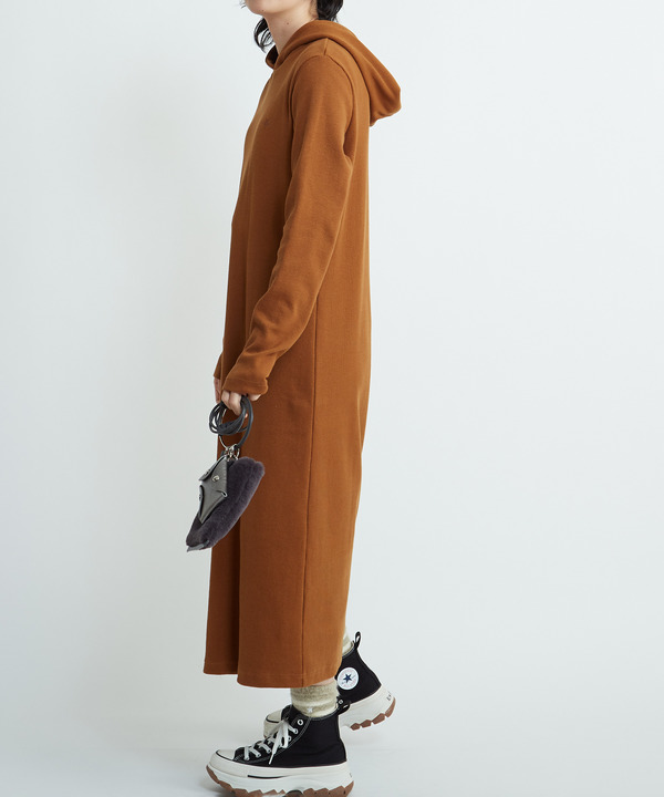 RIB HOODIE DRESS 詳細画像 4