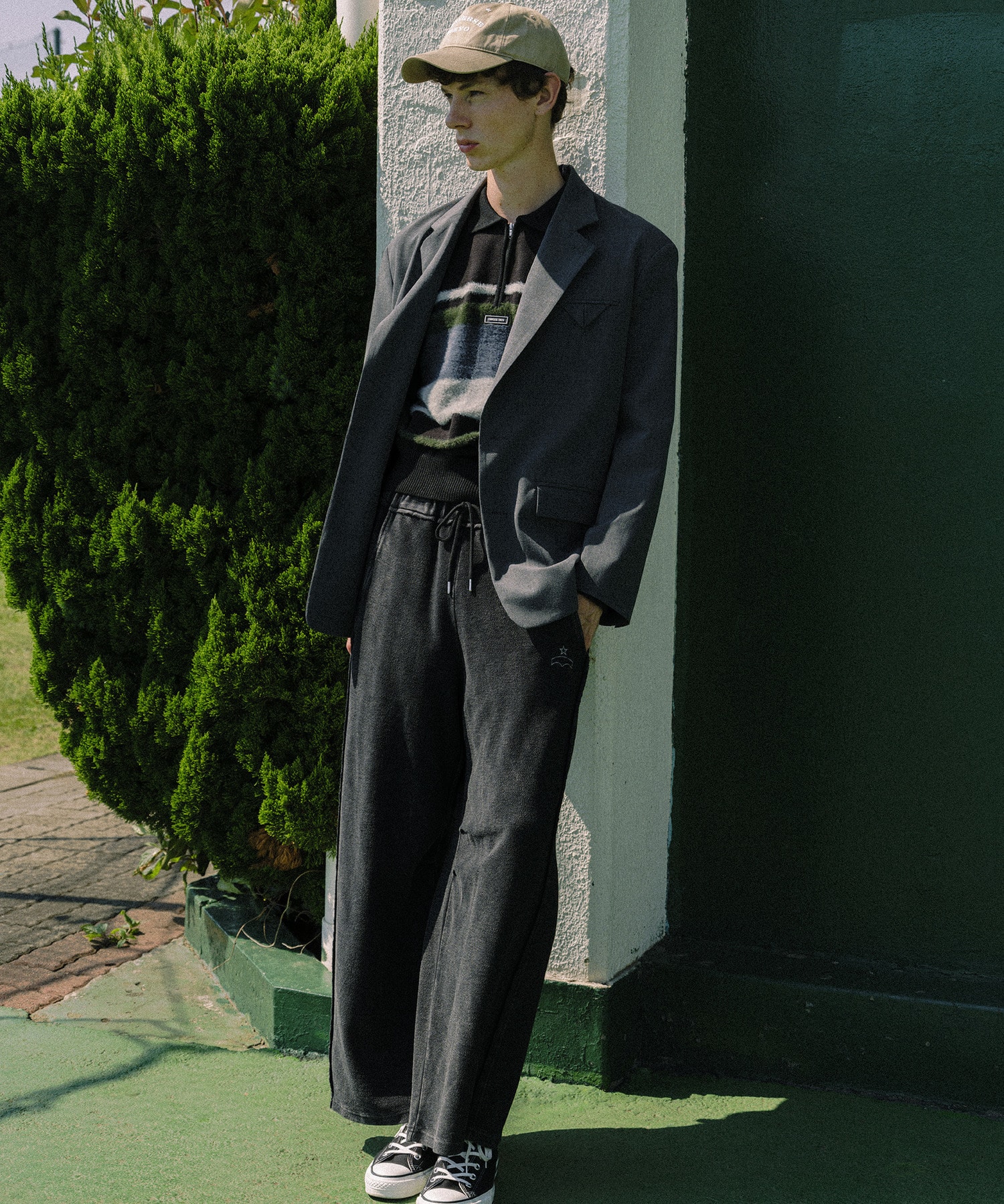 HL】FADED REVERSE SWEAT PANTS (SET-UP)｜CONVERSE TOKYO