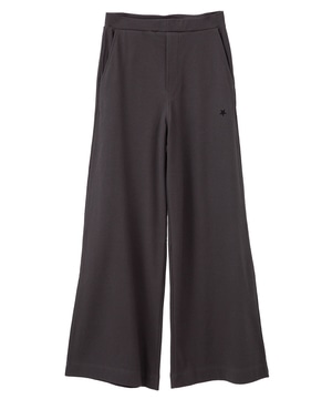 RIB WIDE BUGGY PANTS