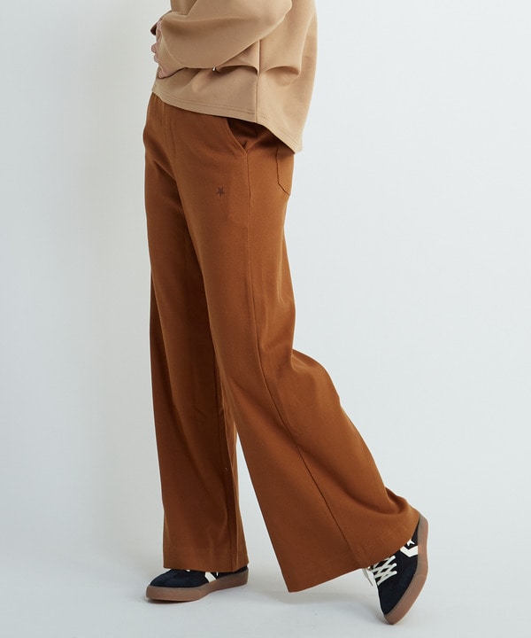 RIB WIDE BUGGY PANTS 詳細画像 1
