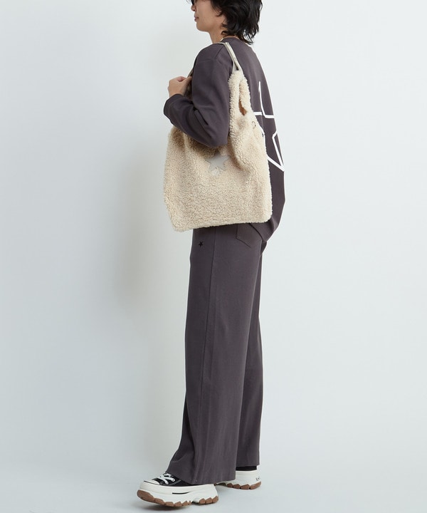 RIB WIDE BUGGY PANTS 詳細画像 10