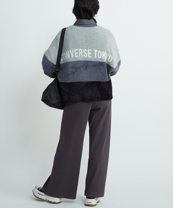 RIB WIDE BUGGY PANTS 詳細画像 13