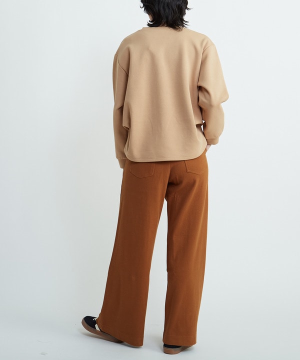 RIB WIDE BUGGY PANTS 詳細画像 6