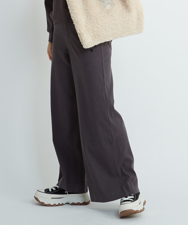 RIB WIDE BUGGY PANTS 詳細画像 8