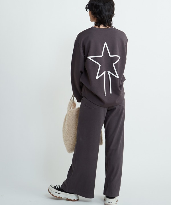 RIB WIDE BUGGY PANTS 詳細画像 9