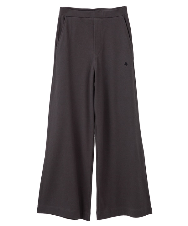 RIB WIDE BUGGY PANTS 詳細画像 チャコールグレー 1