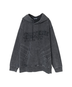 HEAVYWEIGHT LOGO PATCHWORK HOODIE