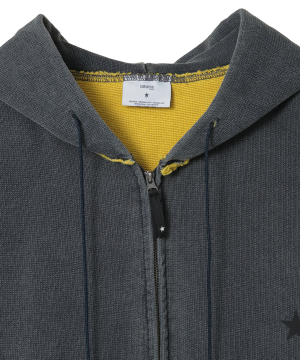 【NAVY SERIES】INDIGO SPRAY DYE HOODIE 詳細画像 2