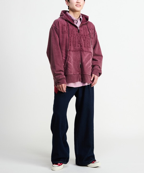 PATCH EMBROIDERY LOGO ZIP HOODIE 詳細画像 10