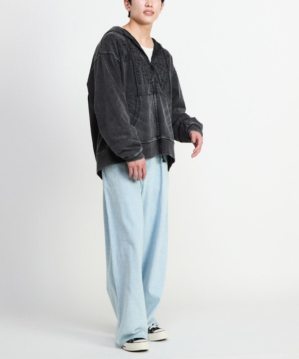 PATCH EMBROIDERY LOGO ZIP HOODIE 詳細画像 4