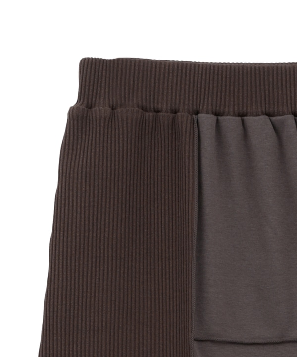 【HL】PATCHWORK RIB SKIRT 詳細画像 2