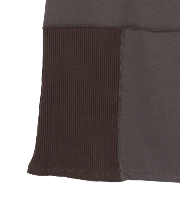 【HL】PATCHWORK RIB SKIRT 詳細画像 4