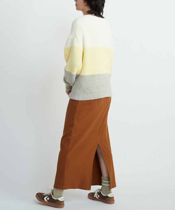 RIB NARROW SKIRT 詳細画像 2