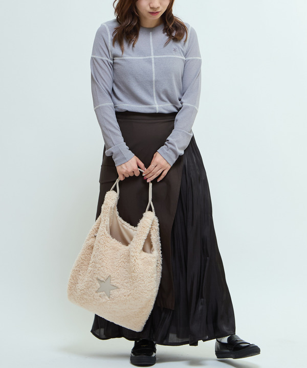 PATCHWORK SHEER RIB TOP 詳細画像 2