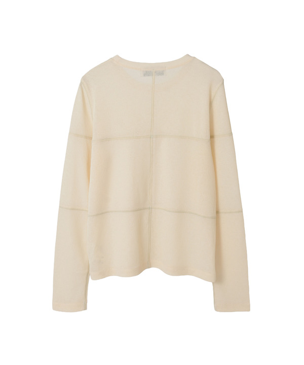 PATCHWORK SHEER RIB TOP 詳細画像 7