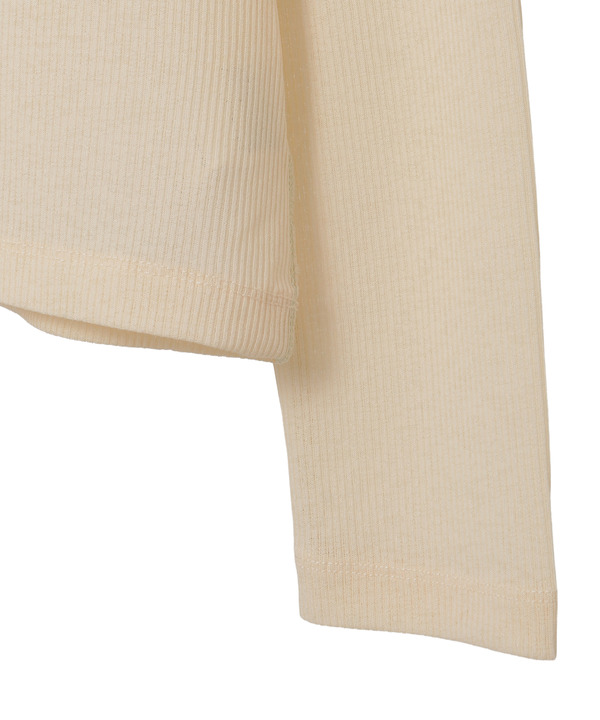 PATCHWORK SHEER RIB TOP 詳細画像 9