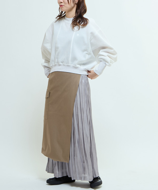 DOLMAN SLEEVE WAFFLE PULLOVER 詳細画像 2